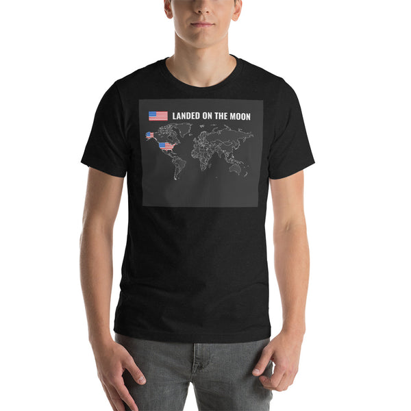 Amerika ist auf dem Mond gelandet Unisex-T-Shirt