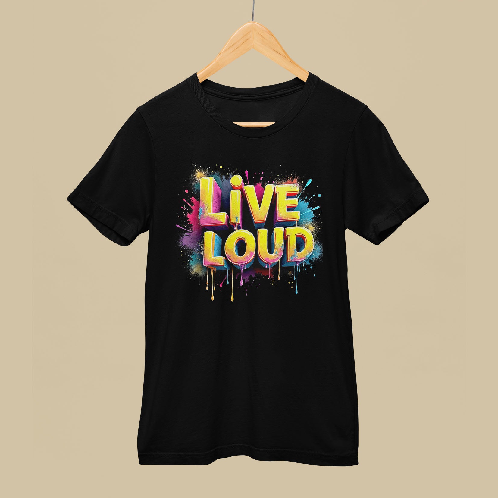 Live Loud Short-Sleeve Unisex T-Shirt