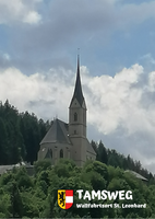 Kühlschrankmagnet Tamsweg Kirche St. Leonhard