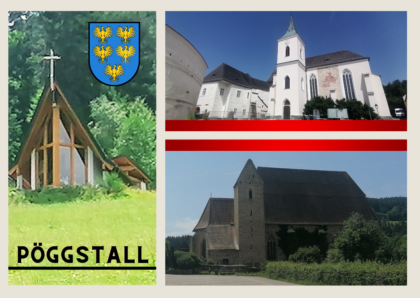 Kühlschrankmagnet Pöggstall Collage 2