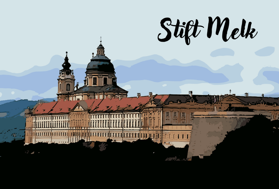 Kühlschrankmagnet Stift Melk Zeichnung