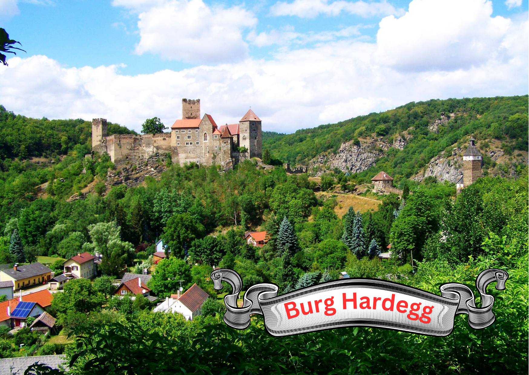 Hardegg Castle fridge magnet