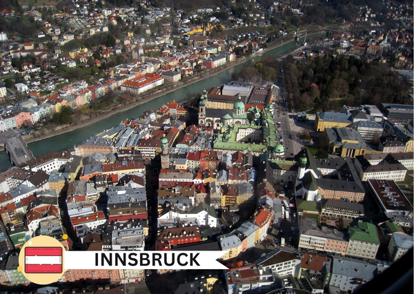 Kühlschrankmagnet Innsbruck Stadt