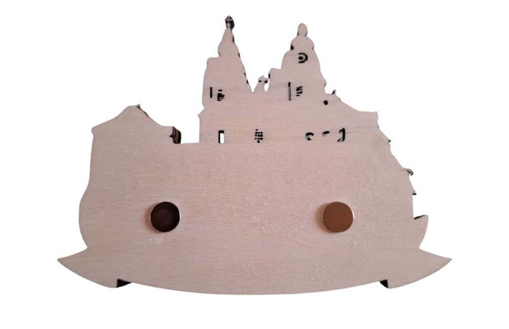Kühlschrankmagnet Stift Melk Holz