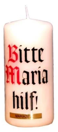 Stumpen Kerze 100/50 Spruch6