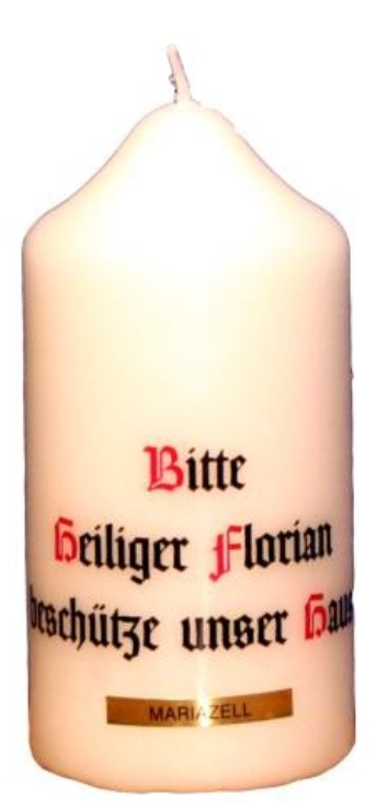 Stumpen Kerze 120/60 Spruch