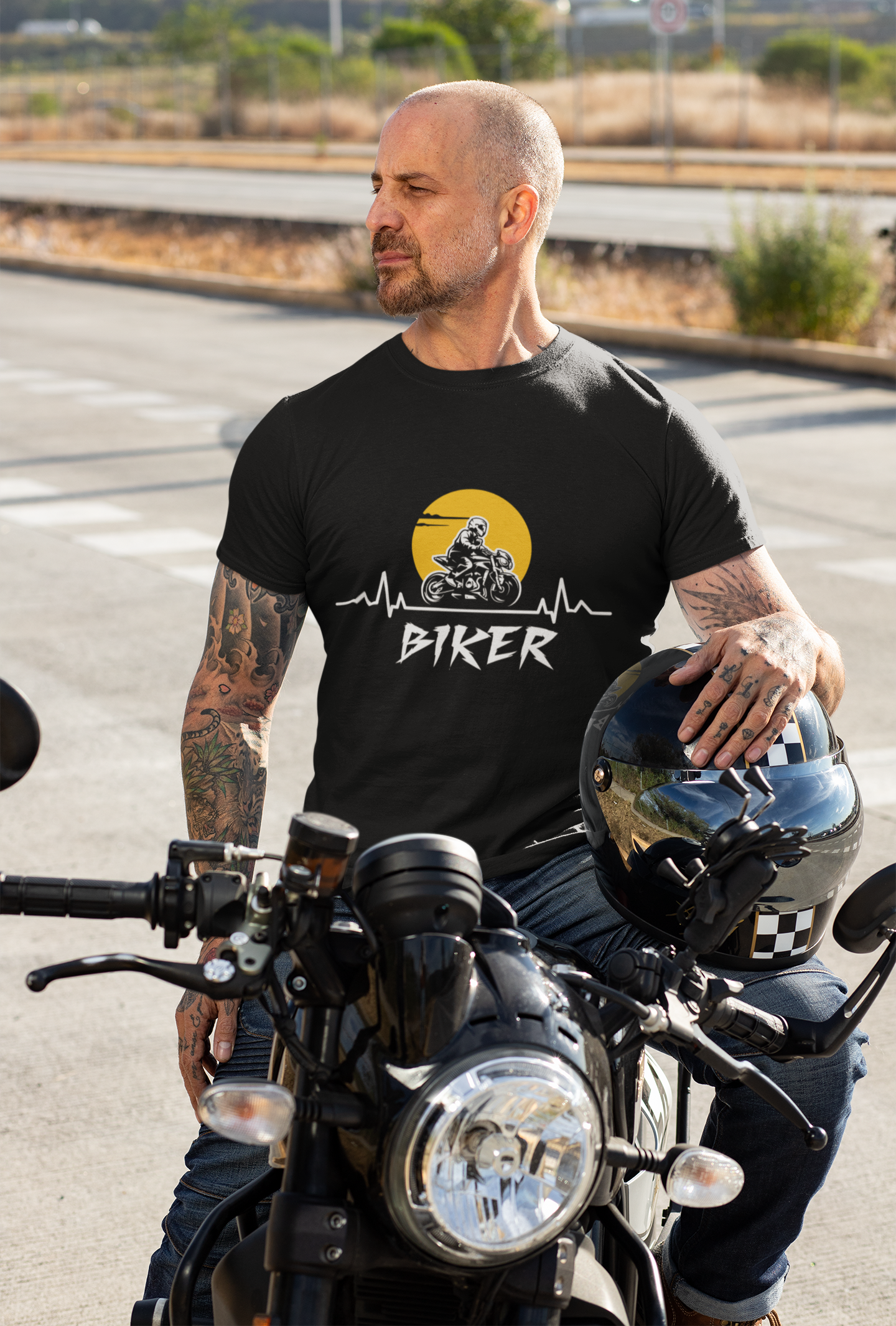Biker Unisex-T-Shirt