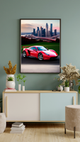 Roter Sportwagen