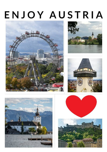 Kühlschrankmagnet Österreich 3