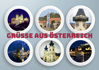Ansichtskarte Grüße aus Österreich - souverista