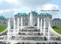 Ansichtskarte Belvedere Brunnen - souverista