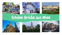 Ansichtskarte Grüße aus Wien - souverista