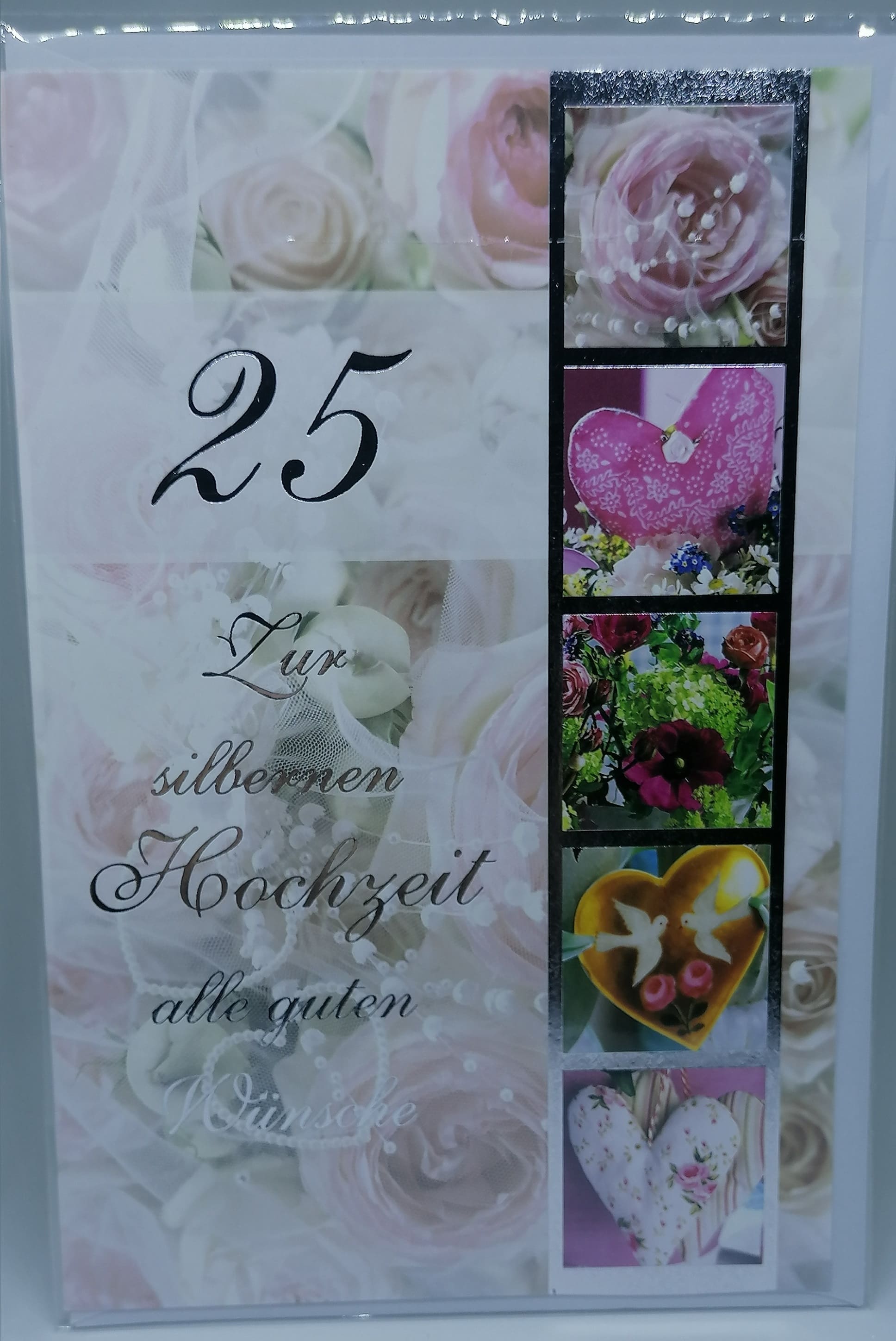 Silver Wedding Anniversary Card 16