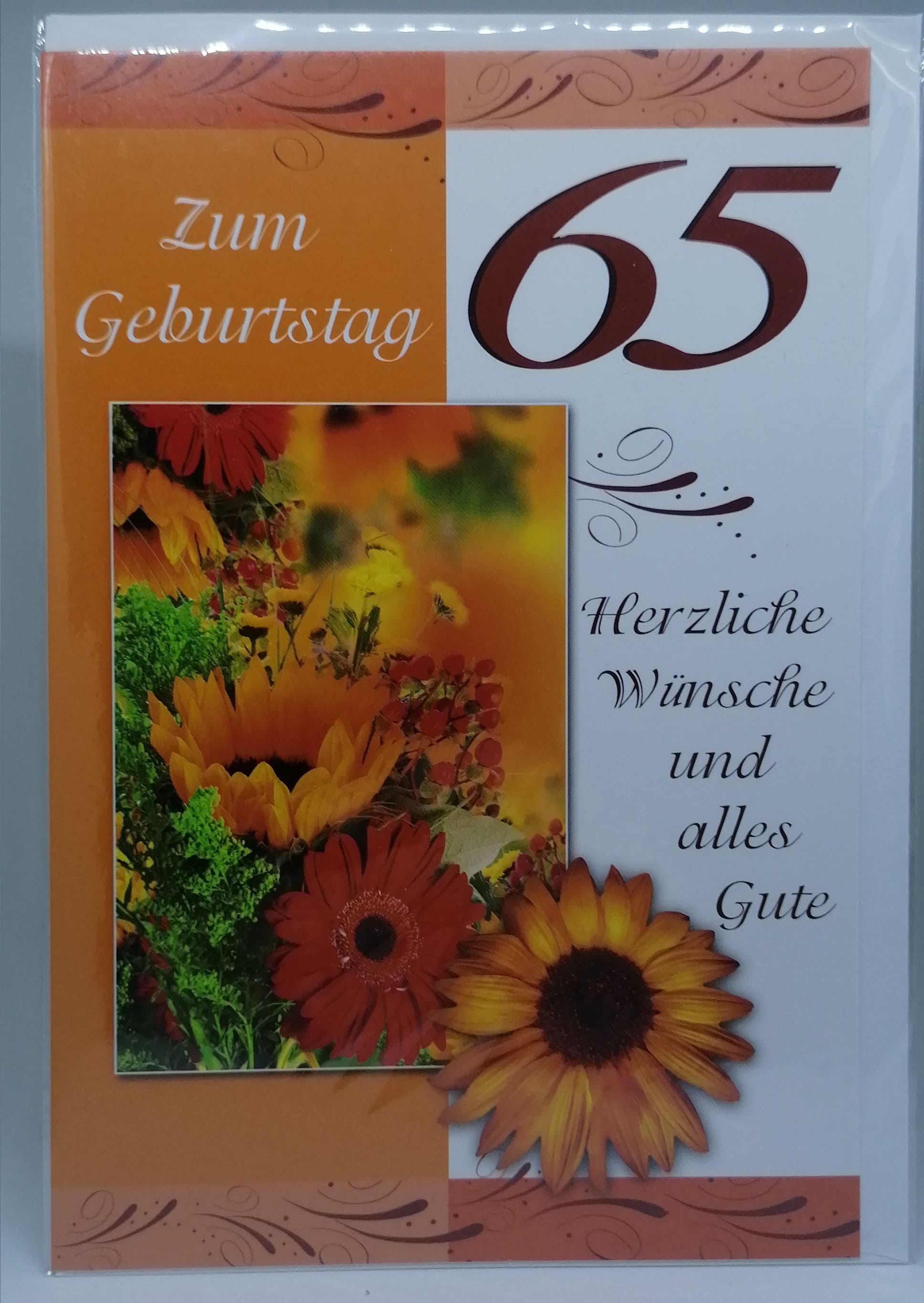 Billet Geburtstag mit Zahlen 3