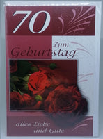 Billet Geburtstag mit Zahlen 2