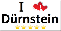 Kühlschrankmagnet I love Dürnstein - souverista