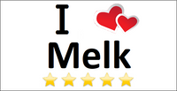 Kühlschrankmagnet I love Melk - souverista