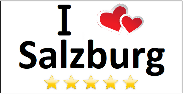 Ansichtskarte I love Salzburg - souverista