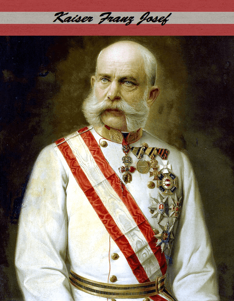 Kühlschrankmagnet Kaiser Franz Joseph - souverista