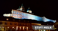 Kühlschrankmagnet Melk Hauptplatz Nacht