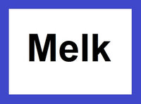Ansichtskarte Ortsschild Design Melk - souverista