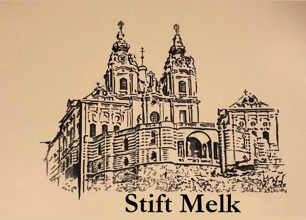 Ansichtskarte Melk gemalt - souverista