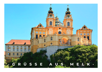Ansichtskarte Grüße aus Melk - souverista
