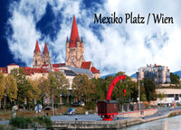 Kühlschrankmagnet Mexiko Platz - souverista