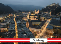 Ansichtskarte Salzburg Abend - souverista