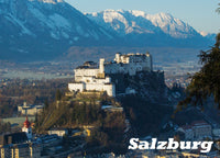 Ansichtskarte Salzburg im Schnee - souverista