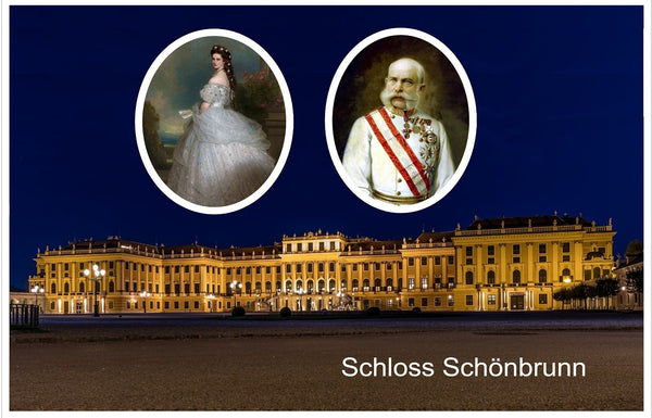 Ansichtskarte Sissi - Franz - Schönbrunn - souverista
