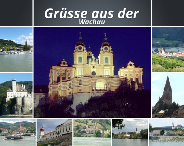 Ansichtskarte Wachau dunkel - souverista