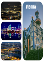 Ansichtskarte Collage Wien - souverista