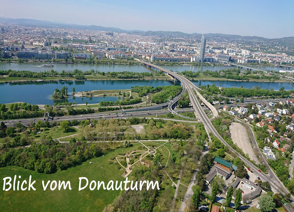 Ansichtskarte Blick vom Donauturm - souverista