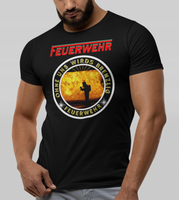Feuerwehr ohne uns wirds brenzlig Unisex-T-Shirt
