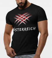 Österreich rot weiß rot Unisex-T-Shirt
