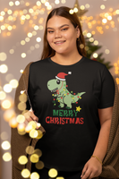 Drache, Weihnachtsmann T-Shirt, Weihnachten Shirt, Geschenk Weihnachten, personalisiertes T-Shirt, Kurzärmeliges Unisex-T-Shirt