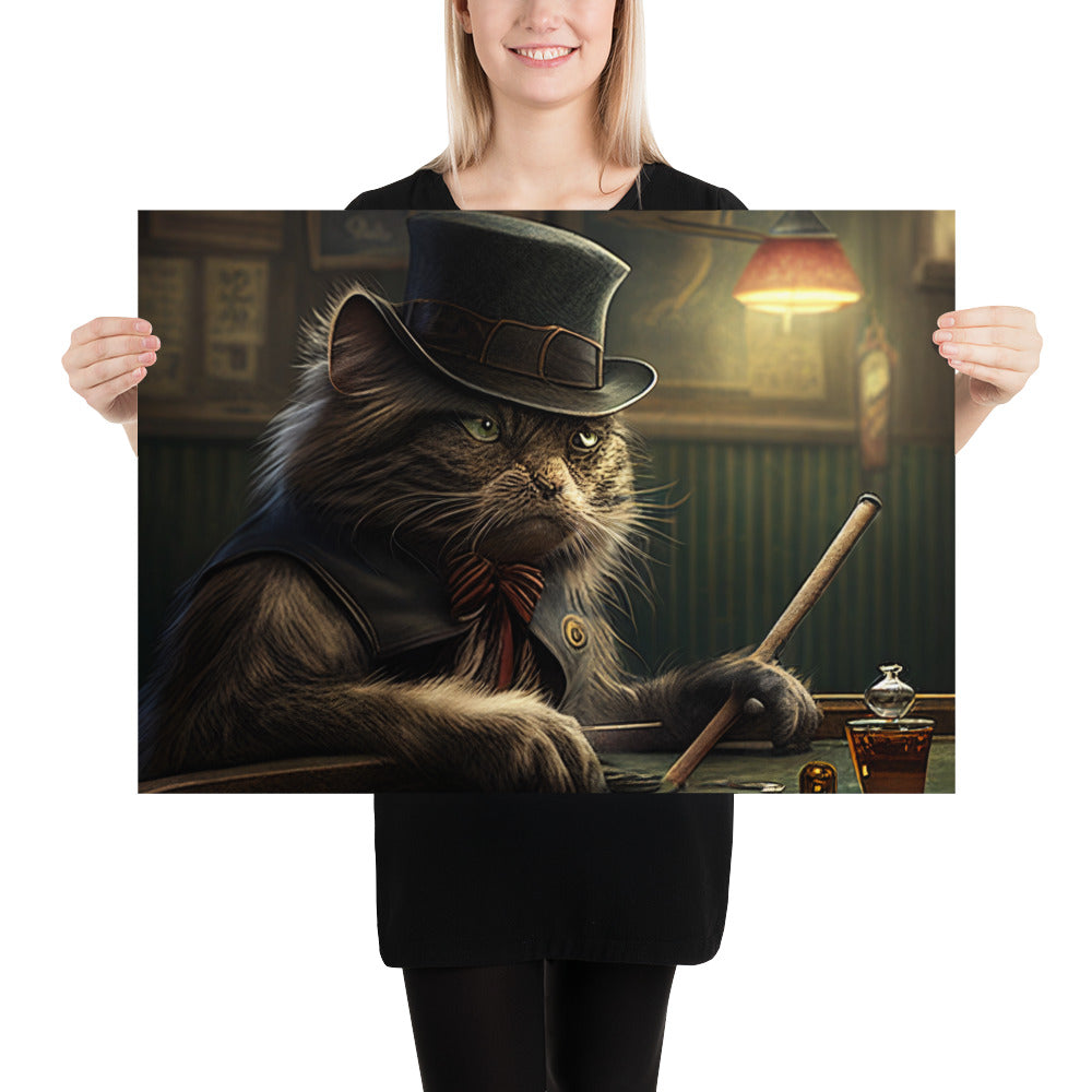 Katze in der Bar