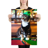 Katze mit Hut in Bar