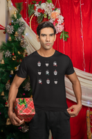 Weihnachtgsfiguren, Kurzärmeliges Unisex-T-Shirt