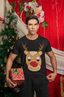 Rudolf, christmas, holy night, Kurzärmeliges Unisex-T-Shirt