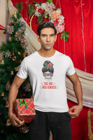 Totenkopf T-Shirt, Weihnachten T-Shirt, Kurzärmeliges Unisex-T-Shirt