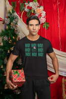 HOHOHO, Weihnachtsmann T-Shirt, Weihnachten Shirt, Geschenk Weihnachten, personalisiertes T-Shirt, Kurzärmeliges Unisex-T-Shirt