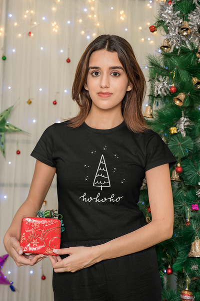 Hohoho T-Shirt, Weihnachten T-Shirt, Kurzärmeliges Unisex-T-Shirt