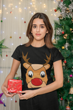 Rudolf, christmas, holy night, Kurzärmeliges Unisex-T-Shirt