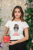 Totenkopf T-Shirt, Weihnachten T-Shirt, Kurzärmeliges Unisex-T-Shirt