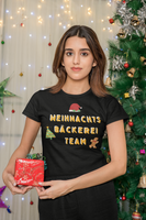 Weihnachtsbäckerei Team, Weihnachtsmann T-Shirt, Weihnachten Shirt, Geschenk Weihnachten, personalisiertes T-Shirt, Kurzärmeliges Unisex-T-Shirt