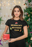Weihnachtsbäckerei Team, Weihnachtsmann T-Shirt, Weihnachten Shirt, Geschenk Weihnachten, personalisiertes T-Shirt, Kurzärmeliges Unisex-T-Shirt