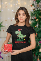 Drache, Weihnachtsmann T-Shirt, Weihnachten Shirt, Geschenk Weihnachten, personalisiertes T-Shirt, Kurzärmeliges Unisex-T-Shirt