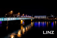 Kühlschrankmagnet Linz Nacht